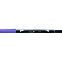 トンボ鉛筆 デュアルブラッシュペン ABT Periwinkle F040043AB-T603