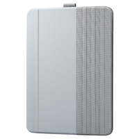 エレコム iPad Pro 11インチ(第4/3/2世代)用フラップケース ソフトレザー ドローイングアングル 多段階 スリープ対応 グレー TB-A23PMWVDGY
