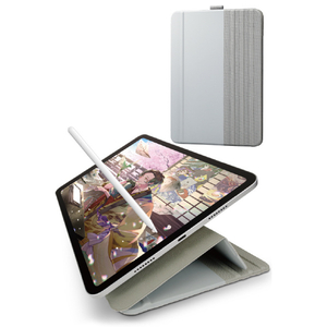 エレコム iPad Pro 11インチ(第4/3/2世代)用フラップケース ソフトレザー ドローイングアングル 多段階 スリープ対応 グレー TB-A23PMWVDGY-イメージ8