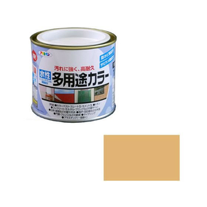 アサヒペン 水性多用途カラー 1／5L シトラスイエロー FC673PM-イメージ1