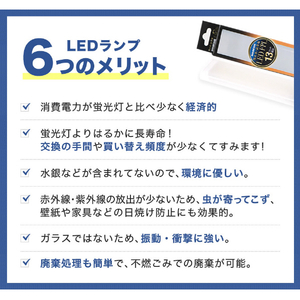エコデバイス LED FPLランプ 13ワット相当(電球色) FPL13LED-D-イメージ4