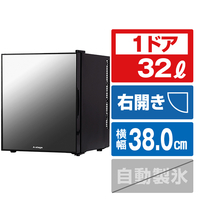 A-stage 32L 1ドア冷蔵庫 ブラック PR02B32MG