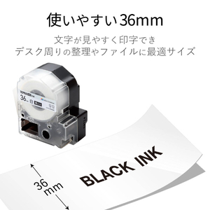 カラークリエーション テプラ PRO用互換テープカートリッジ CTC-KSS36K-イメージ4