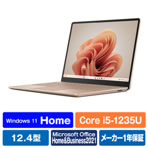 マイクロソフト 【Surface学生向けモデル】Surface Laptop Go3(i5/16GB/512GB) サンドストーン S0D-00001-イメージ1