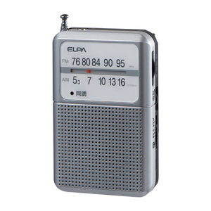 エルパ AM/FM電池長持ちラジオ ER-P80F-イメージ1
