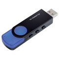 槌屋ヤック Bluetooth FMトランスミッター USB DIRECT ブラック/ブルー TP-228