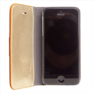 dreamplus iPhone SE(第1世代)/5/5s用ケース Wannabe Leathrer Diary オレンジ DP3111I5S-イメージ3