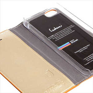 dreamplus iPhone SE(第1世代)/5/5s用ケース Wannabe Leathrer Diary オレンジ DP3111I5S-イメージ4