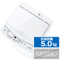 AQUA 5．0kg全自動洗濯機 e angle select ホワイト AQW-S50E3(W)