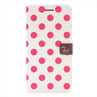 Happymori iPhone 6 Plus用Style Dot Diary チェリー HM5122I6P