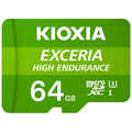 KIOXIA 高耐久microSDXC UHS-Iメモリカード(64GB) EXCERIA HIGH ENDURANCE KEMUA064G