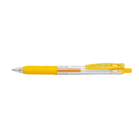 ゼブラ サラサクリップ ジェルボールペン 0．4mm 黄 JJS15-Y