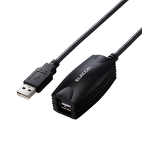 エレコム USBエクステンダーケーブル(5．0m) ブラック USB2-EXC50