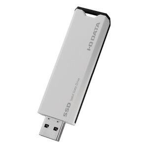 I・Oデータ スティック型SSD(500GB) ホワイト×ブラック SSPS-US500W-イメージ1