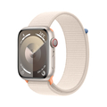 Apple Apple Watch Series 9(GPS + Cellularモデル)- 45mm スターライトアルミニウムケースとスターライトスポーツループ MRMA3J/A