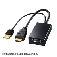 サンワサプライ HDMI-DisplayPort変換アダプタ ブラック AD-DPFHD01