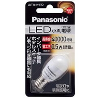 パナソニック LED電球 E12口金 0．5W小丸電球 電球色相当 1個入り LDT1LHE12