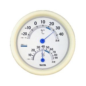 タニタ 温湿度計 ホワイト TT-513WH-イメージ1