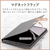 エレコム iPad mini 第6世代用フラップケース ソフトレザー &me フリーアングル スリープ対応 チャコールグレー TB-A23SWVJMGY-イメージ3