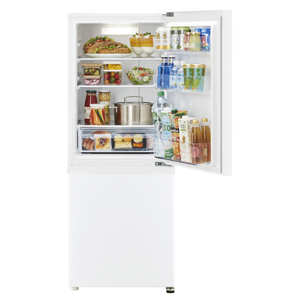 AQUA 【右開き】200L 2ドア冷蔵庫 スノーホワイト AQR-20P(W)-イメージ2