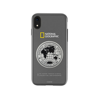 National Geographic iPhone XR用ケース Global Seal Metal-Deco Case グレー NG14131I61