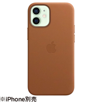 Apple MagSafe対応iPhone 12 miniレザーケース サドルブラウン MHK93FE/A