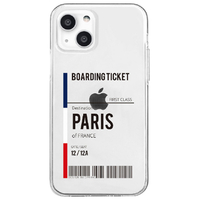 Dparks iPhone 13 mini用ソフトクリアケース City Paris DS21132I13MN