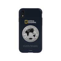National Geographic iPhone XR用ケース Global Seal Metal-Deco Case ネイビー NG14133I61