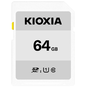 KIOXIA SDXC UHS-Iメモリカード(64GB) EXCERIA BASIC KSDB-A064G-イメージ1