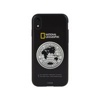 National Geographic iPhone XR用ケース Global Seal Metal-Deco Case ブラック NG14134I61