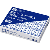 コクヨ タックインデックス 徳用 小16片×110シート 青 FC00762-ﾀ-20-10B