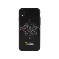 National Geographic iPhone XR用ケース Compass Case Double Protective ブラック NG14138I61