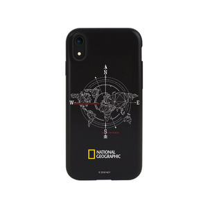 National Geographic iPhone XR用ケース Compass Case Double Protective ブラック NG14138I61-イメージ1
