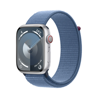 Apple Apple Watch Series 9(GPS + Cellularモデル)- 45mm シルバーアルミニウムケースとウインターブルースポーツループ MRMJ3J/A