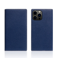 SLG Design iPhone 13 Pro Max用ケース Full Grain Leather Case ネイビーブルー SD22142I13PMNB