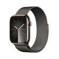 Apple Apple Watch Series 9(GPS + Cellularモデル)- 45mm グラファイトステンレススチールケースとグラファイトミラネーゼループ MRMX3J/A