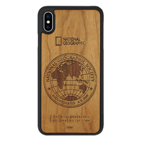 National Geographic iPhone XS Max用ケース 130th Anniversary case Nature Wood チェリーウッド NG14142I65