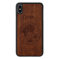 National Geographic iPhone XS Max用ケース 130th Anniversary case Nature Wood ローズウッド NG14143I65