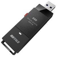 BUFFALO PC対応 USB3．2(Gen2) TV録画 スティック型外付けSSD TypeC付属(2TB) ブラック SSD-SCT2.0U3-BA