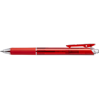 ぺんてる 油性ボールペン ビクーニャ・フィール0.5mm赤 F417685-BXB115-B