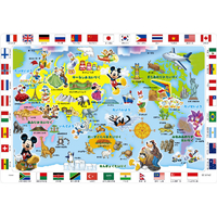 テンヨー ディズニー チャイルドパズル 60ピース ミッキーマウスと世界地図であそぼう! DC-60-145 DC60145ﾐﾂｷ-ﾄｾｶｲﾁｽﾞ