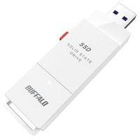 BUFFALO PC対応 USB3．2(Gen2) TV録画 スティック型外付けSSD TypeC付属(2TB) ホワイト SSD-SCT2.0U3-WA