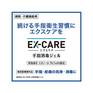 KAO EX-CARE 手指消毒ジェル 400mL FCV4377-イメージ2