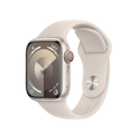 Apple Apple Watch Series 9(GPS + Cellularモデル)- 41mm スターライトアルミニウムケースとスターライトスポーツバンド - S/M MRHN3J/A