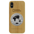 National Geographic iPhone XS Max用ケース Metal-Deco Wood Case チェリーウッド NG14150I65