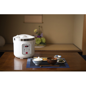 石崎電機 低糖質炊飯器 ホワイト SRC-500PW-イメージ7