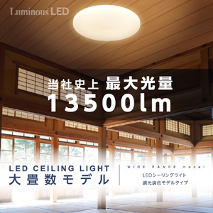 ドウシシャ ～20畳用 LEDシーリングライト LuminousLED E55W20DS-イメージ3