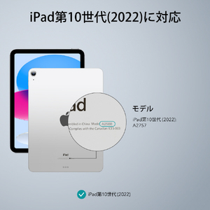 ESR iPad 10．9インチ(第10世代)用Classic ハイブリッドケース Clear ESR280-イメージ2