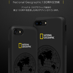 National Geographic iPhone XS Max用130th Anniversary case Double Protective ブラック NG14152I65-イメージ2