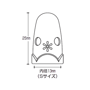 コクヨ キャップ型紙めくりS 透明ピンク 3個 F827498-ﾒｸ-25TP-イメージ2
